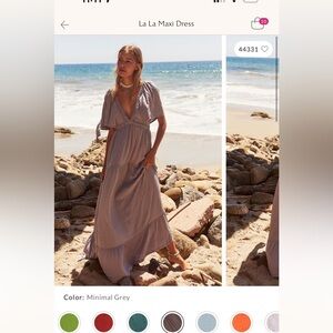 La la maxi dress from free people